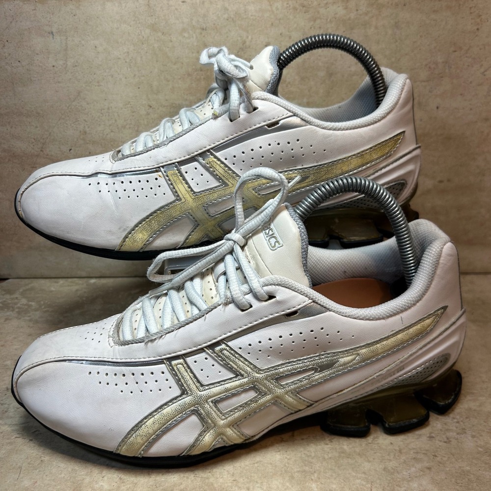 Asics Gel-Kinsei 2 Womens Running Shoes White Gold T083Y Size 8